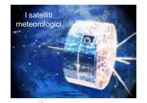 I satelliti meteorologici