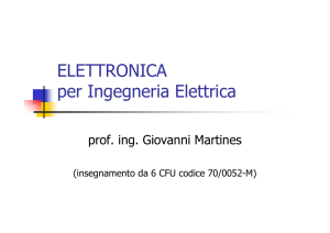 ELETTRONICA per Ingegneria Elettrica