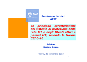 Criteri di protezione rete MT - AEIT-TAA