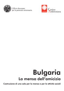 Bulgaria - Caritas Ambrosiana