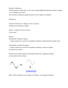 Rumore in elettronica: Termine generico, indica tutto cio` che viene