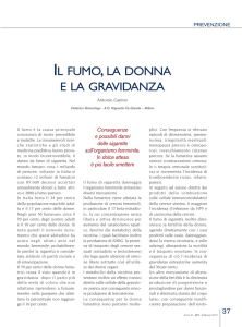 Il fumo, la donna e la gravIdanza