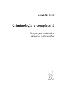 Criminologia e complessità