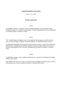 costituzione italiana - Consiglio regionale della Calabria