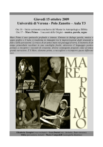 Mare Prim - Università degli Studi di Verona
