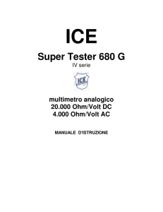 Manuale ICE 680G - MEGA Elettronica