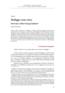 Heidegger come retore