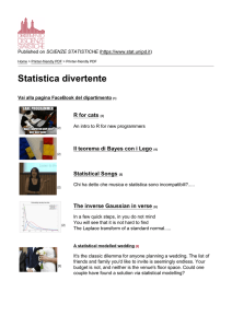 Statistica divertente - Dipartimento di Scienze Statistiche
