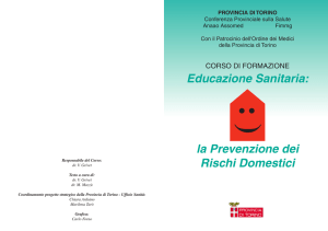 CORSO INCIDENTI DOMESTICI