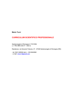 curriculum scientifico professionale