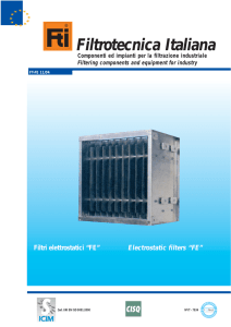Filtri elettrostatici / Electrostatic filters