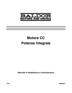 Motore CC Potenza integrale