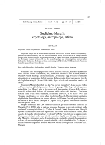 Guglielmo Mangili: erpetologo, antropologo, artista (PDF