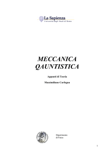 Appunti di Meccanica quantistica