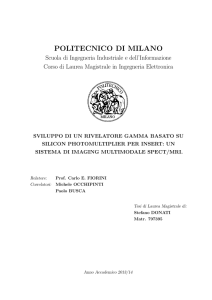 POLITECNICO DI MILANO - Istituto Nazionale di Fisica Nucleare