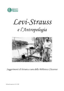 Levi-Strauss (pdf - 227,5 KB) - Istituzione Biblioteca Classense