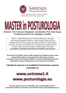 www.uniroma1.it www.posturologia.eu