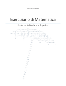 Eserciziario di Matematica - Belluzzi