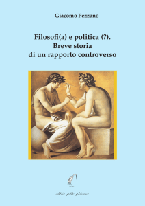 editrice petite plaisance Filosofi(a) e politica (?). Breve storia di un