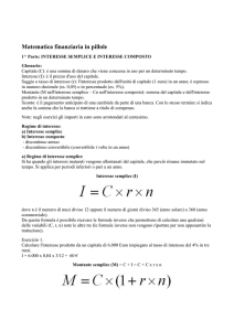 2007 Matematica Finanziaria 1^ parte 1dic
