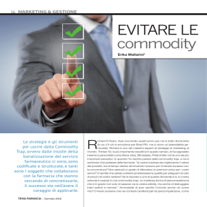 EVITARE LE INSIDIE del commodity trap IN 5 M