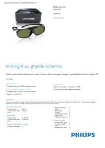 Product Leaflet: Occhiali 3D DLP-Link