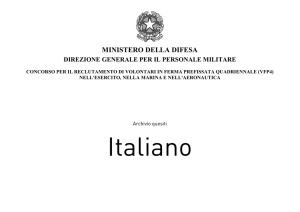 MINISTERO DELLA DIFESA