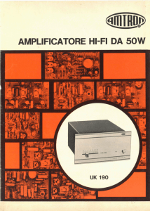 amplificatore hi-fi da 50w - rsp
