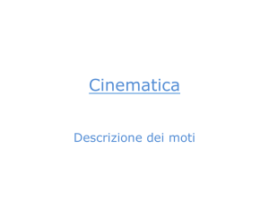 Cinematica - I blog di Unica