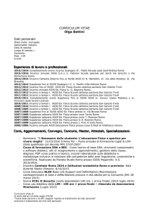 curriculum vitae - Istituto Comprensivo G.Pallavicini