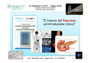 Il tumore del pancreas: introduzione clinica