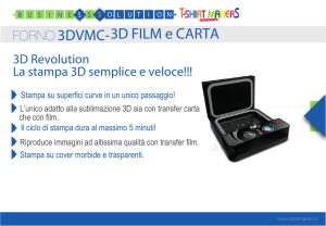 FORNO 3DVMC-3D FILM e CARTA