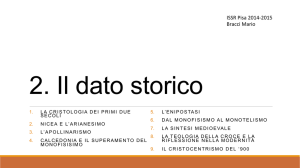 Cristologia - parte storica