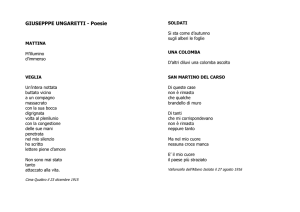 Poesie di Giuseppe Ungaretti