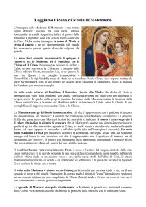 Leggiamo l`icona di Maria di Montenero