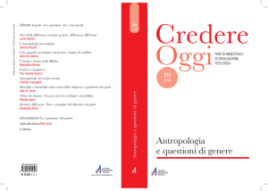 Antropologia e questioni di genere