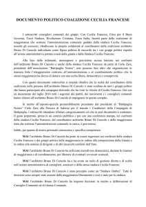 Documento politico di coalizione