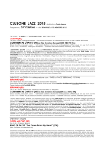 programma 2015 testi