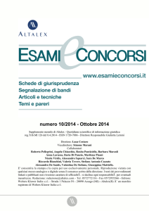 Esami e Concorsi - numero 10/2014 - Ottobre 2014 -