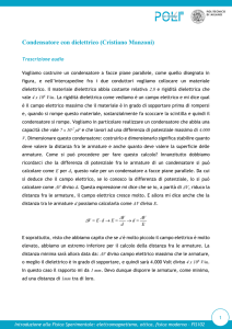 Condensatore con dielettrico (Cristiano Manzoni)
