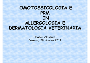 Omotossicologia e PRM nelle patologie allergiche e dermatologiche