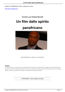 Un film dallo spirito panafricano