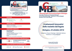 I trattamenti innovativi delle malattie del fegato Bologna, 24 ottobre