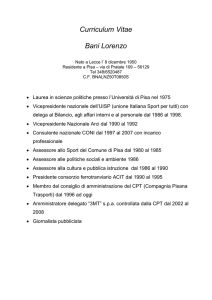 Curriculum Vitae Bani Lorenzo