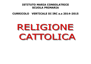 ISTITUTO MARIA CONSOLATRICE SCUOLA PRIMARIA