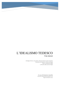 l`IDEALISMO TEDESCO - Pagine di filosofia e storia