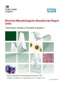 Ricerche Microbiologiche Standard del Regno Unito
