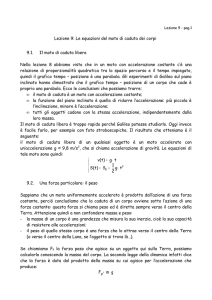 09 Equazioni del moto di caduta