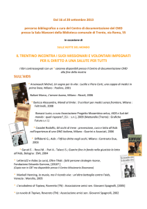 bibliografia DEFINITIVA Rotte del mondo - 16.09.2013