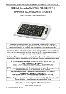 Emona DATEx™ ETT-202 PER NI ELVIS™ II - Modulazioni